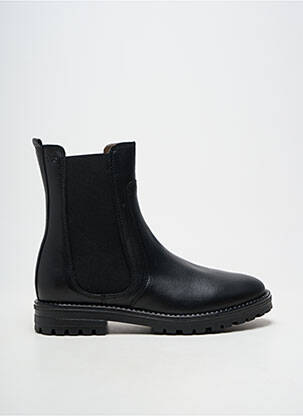 Botine/ghete material neted toc plat până la 3 cm negru ACEBOS femeie