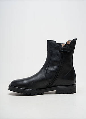 Botine/ghete material neted toc plat până la 3 cm negru ACEBOS femeie