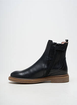 Botine/ghete material neted toc plat până la 3 cm negru ACEBOS femeie