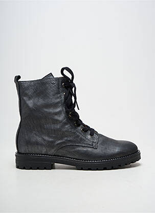 Botine/ghete material neted toc plat până la 3 cm gri ACEBOS femeie