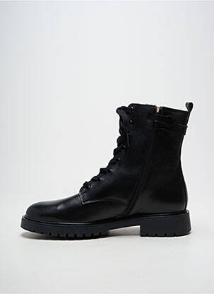 Botine/ghete material neted toc plat până la 3 cm negru ACEBOS femeie