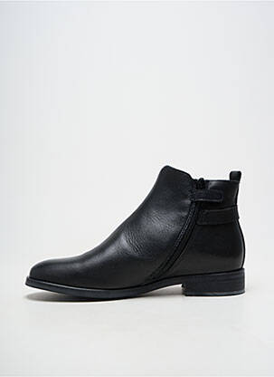 Cizme material neted toc plat până la 3 cm negru ACEBOS femeie