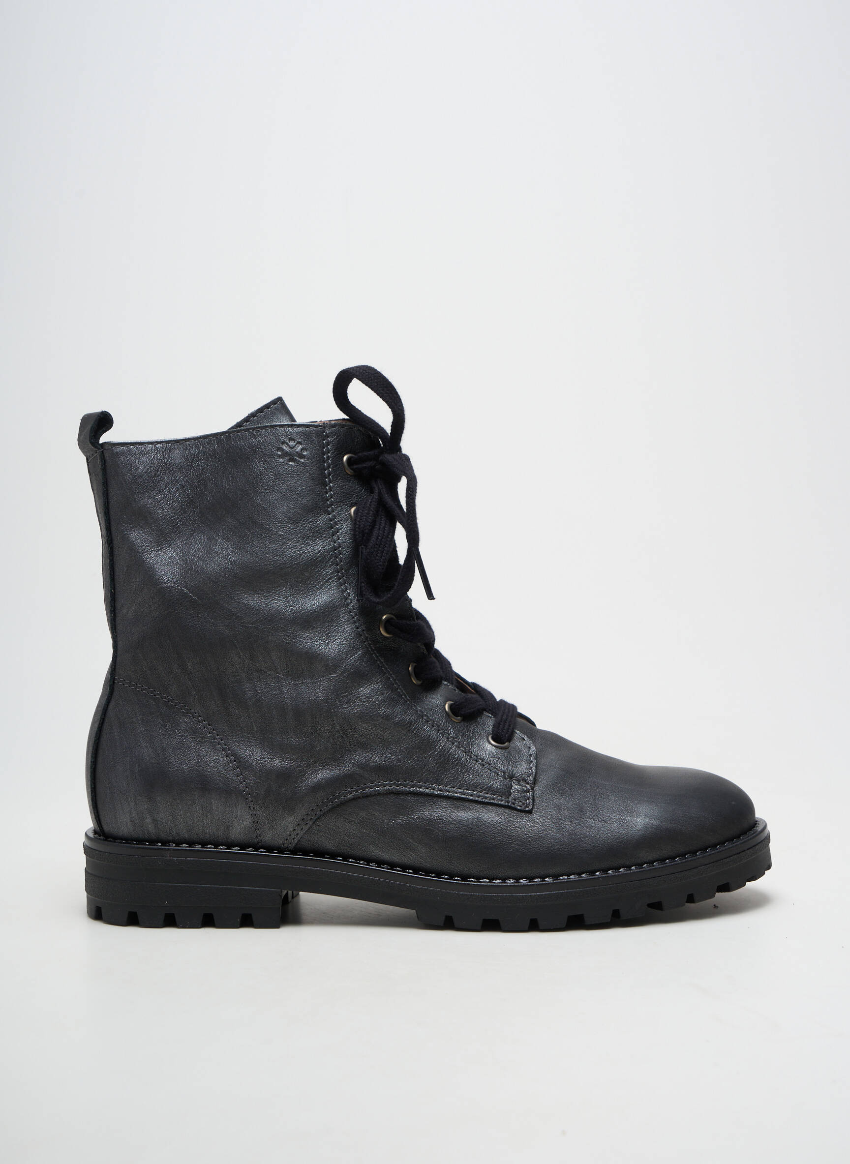 Botine/ghete material neted toc plat până la 3 cm gri ACEBOS femeie