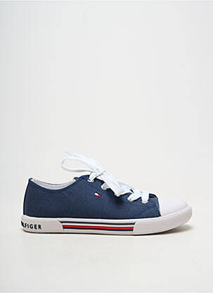 Adidași închidere cu șireturi vârf rotund albastru TOMMY HILFIGER băiat