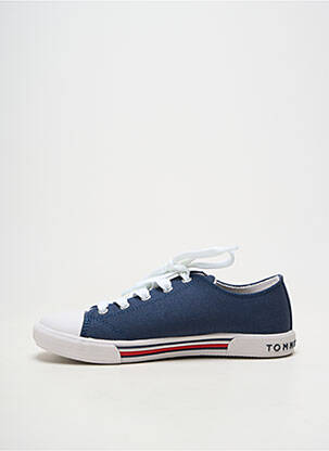 Adidași închidere cu șireturi vârf rotund albastru TOMMY HILFIGER băiat