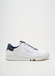 Adidași închidere cu șireturi vârf rotund alb TOMMY HILFIGER băiat