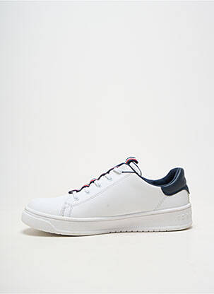 Adidași închidere cu șireturi vârf rotund alb TOMMY HILFIGER băiat