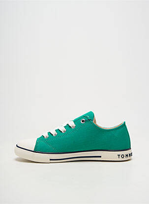 Adidași închidere cu șireturi vârf rotund verde TOMMY HILFIGER băiat