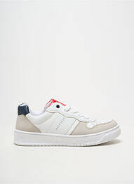 Adidași material neted vârf rotund alb TOMMY HILFIGER băiat