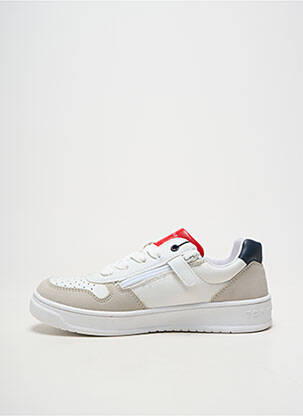 Adidași material neted vârf rotund alb TOMMY HILFIGER băiat