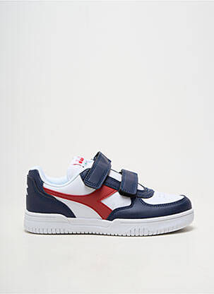 Adidași material neted vârf rotund albastru DIADORA băiat