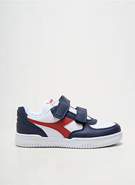 Adidași material neted vârf rotund albastru DIADORA băiat