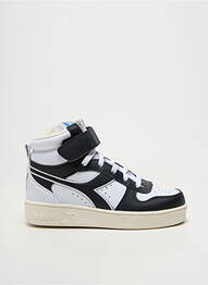 Adidași material neted vârf rotund negru DIADORA băiat
