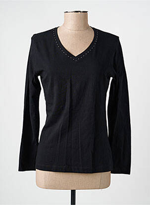 Tricou mâneci lungi mâneci lungi negru ARMOR LUX femeie