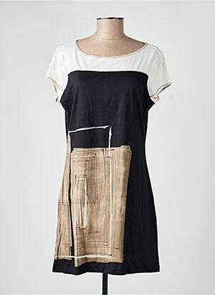 Rochie scurtă mâneci scurte mâneci scurte negru CLAUDE DE SAIVRE femeie