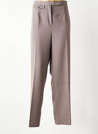 Pantalon drept elasticitate mărime normală maro 20/20 femeie