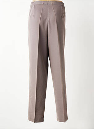Pantalon drept elasticitate mărime normală maro 20/20 femeie