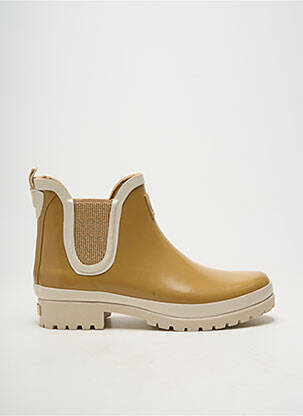 Botine/ghete material neted toc plat până la 3 cm maro ARMISTICE femeie
