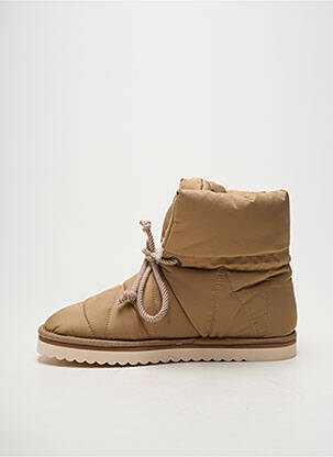 Botine/ghete material neted toc plat până la 3 cm bej ARMISTICE femeie