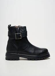 Botine/ghete vârf rotund toc plat până la 3 cm negru ACEBOS femeie