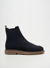 Botine/ghete vârf rotund vârf rotund negru ACEBOS fată