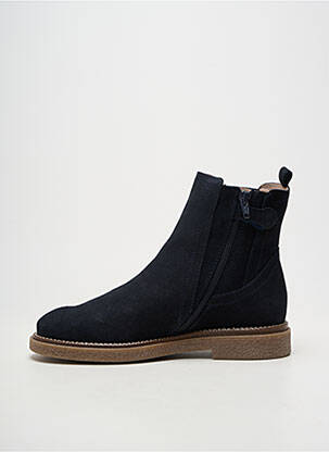 Botine/ghete vârf rotund vârf rotund negru ACEBOS fată