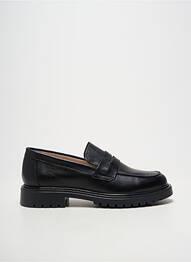 Mocasini material neted toc plat până la 3 cm negru ACEBOS femeie