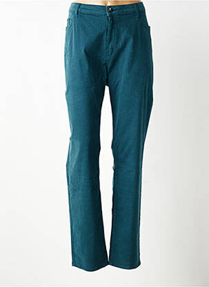 Pantalon drept elasticitate mărime normală verde GUY DUBOUIS femeie