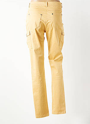Pantalon drept elasticitate mărime normală galben MERI & ESCA femeie