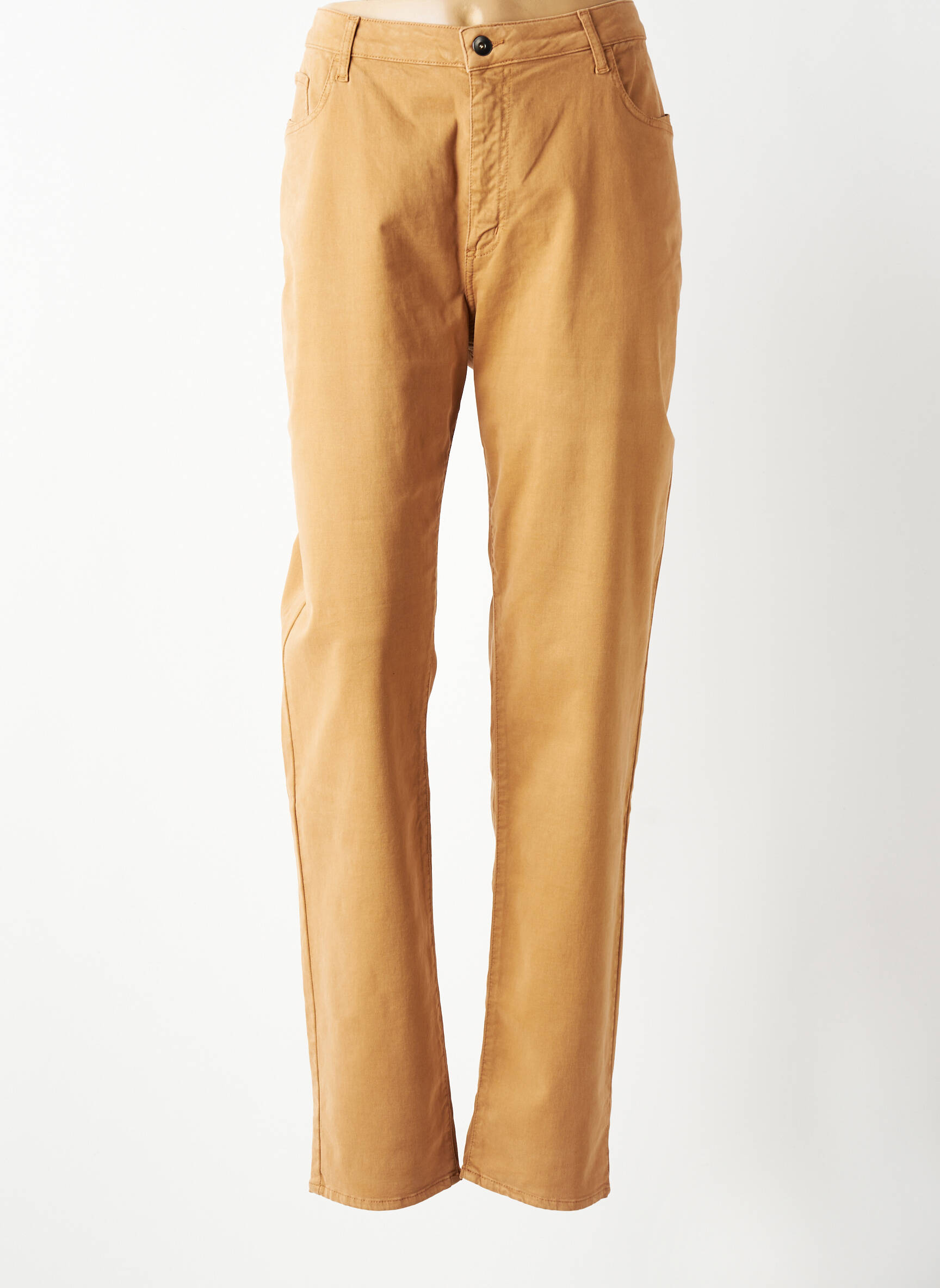 Pantalon drept elasticitate mărime normală maro GUY DUBOUIS femeie
