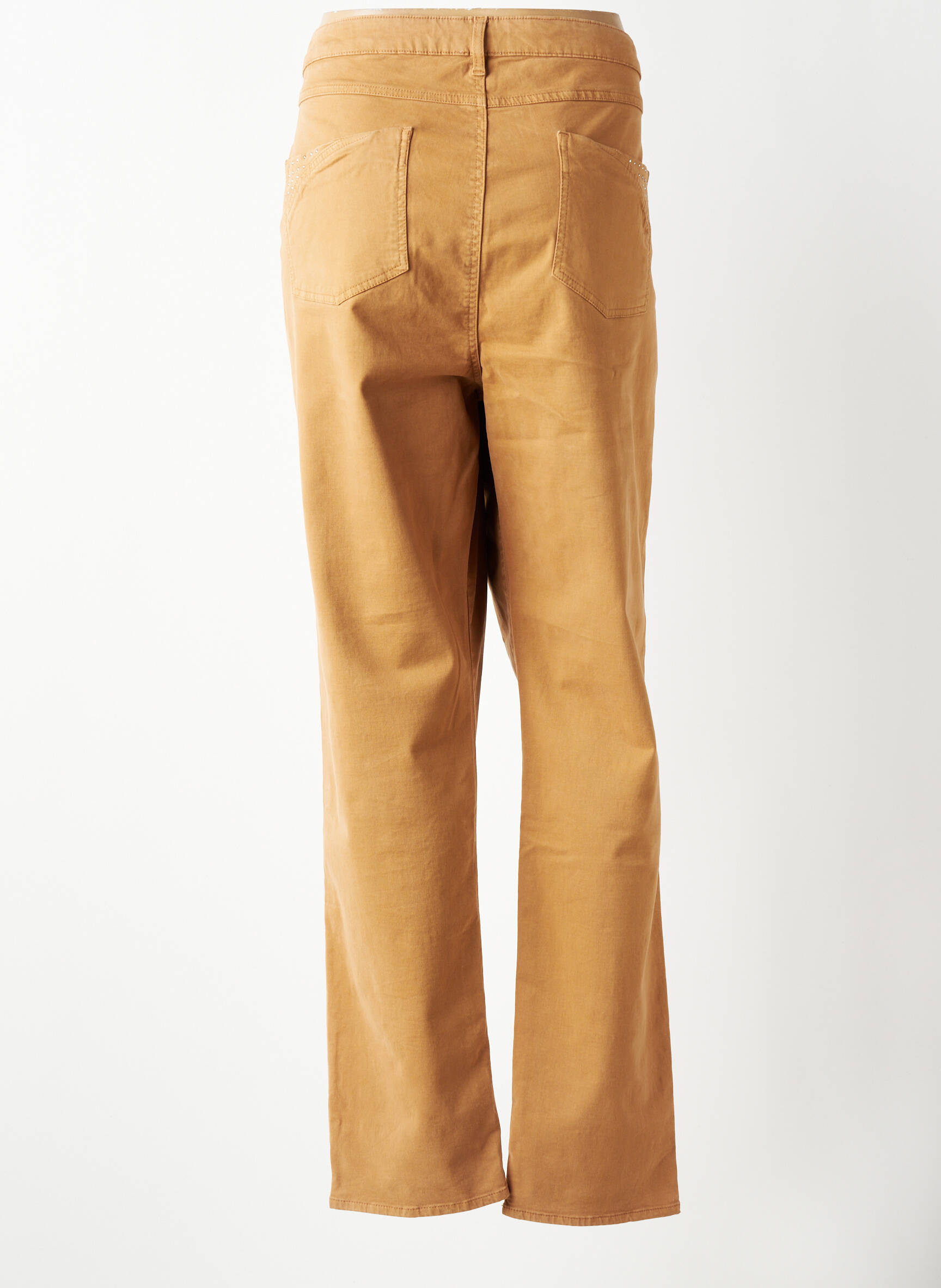 Pantalon drept elasticitate mărime normală maro GUY DUBOUIS femeie