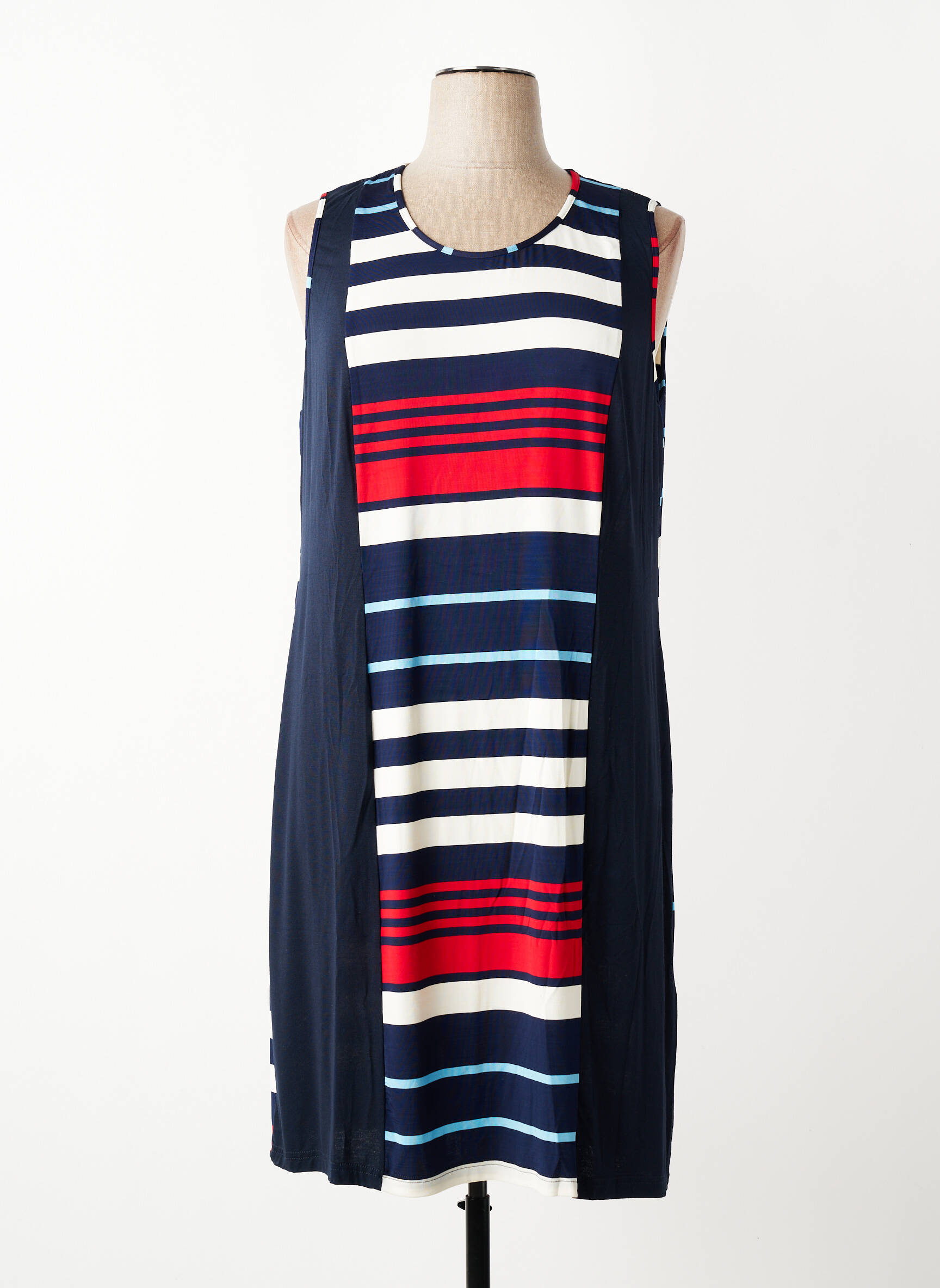 Rochie midi fără mâneci fără mâneci albastru MERI & ESCA femeie