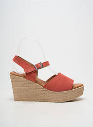 Sandale/pantofi decupați toc platformă toc de 7 la 9 cm roz OH!! ISABELLA femeie