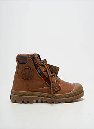 Botine/ghete vârf rotund vârf rotund maro PALLADIUM băiat