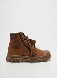 Botine/ghete vârf rotund vârf rotund maro PALLADIUM băiat
