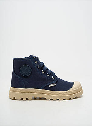 Botine/ghete vârf rotund vârf rotund albastru PALLADIUM băiat