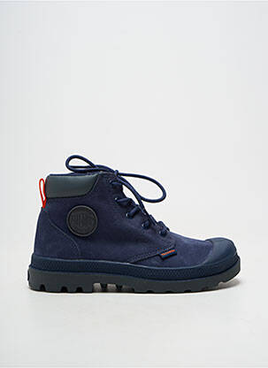 Botine/ghete vârf rotund vârf rotund albastru PALLADIUM copil
