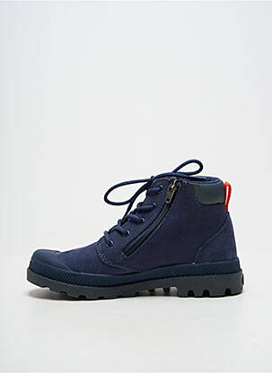 Botine/ghete vârf rotund vârf rotund albastru PALLADIUM copil