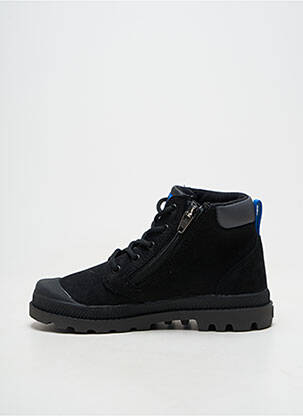 Botine/ghete vârf rotund vârf rotund negru PALLADIUM băiat