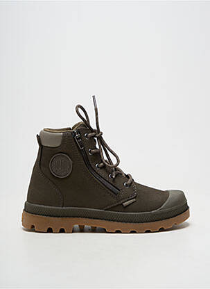 Botine/ghete vârf rotund vârf rotund verde PALLADIUM băiat