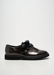 Derby-uri material neted toc plat până la 3 cm negru ARMISTICE femeie