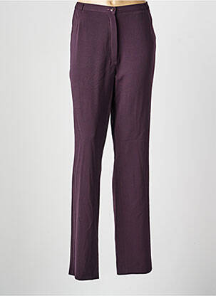 Pantalon drept elasticitate mărime normală violet QUATTRO femeie