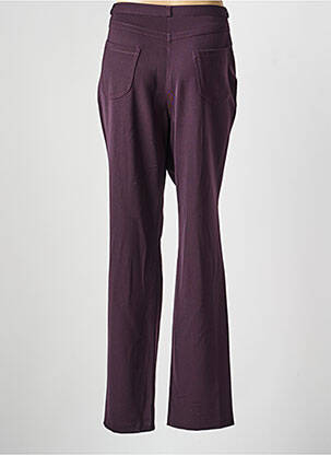 Pantalon drept elasticitate mărime normală violet QUATTRO femeie