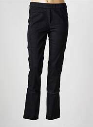 Pantalon drept talie elastică negru FRANK WALDER femeie