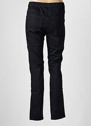 Pantalon drept talie elastică negru FRANK WALDER femeie