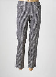 Pantalon 7/8 talie elastică albastru FRANK WALDER femeie