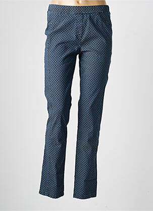 Pantalon slim talie elastică albastru FRANK WALDER femeie