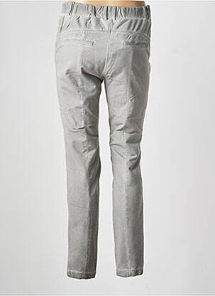 Pantalon slim talie elastică gri OLSEN femeie