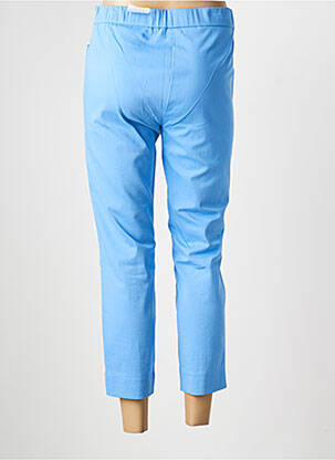 Pantalon 7/8 talie elastică albastru FRANK WALDER femeie
