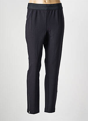Pantalon slim talie elastică negru TONI femeie